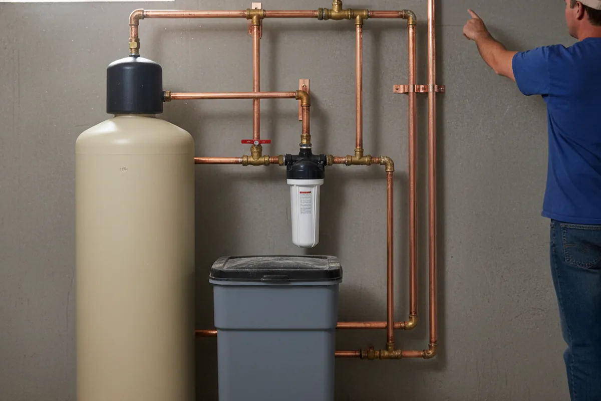 Whole-house water treatment system installed in Dewar