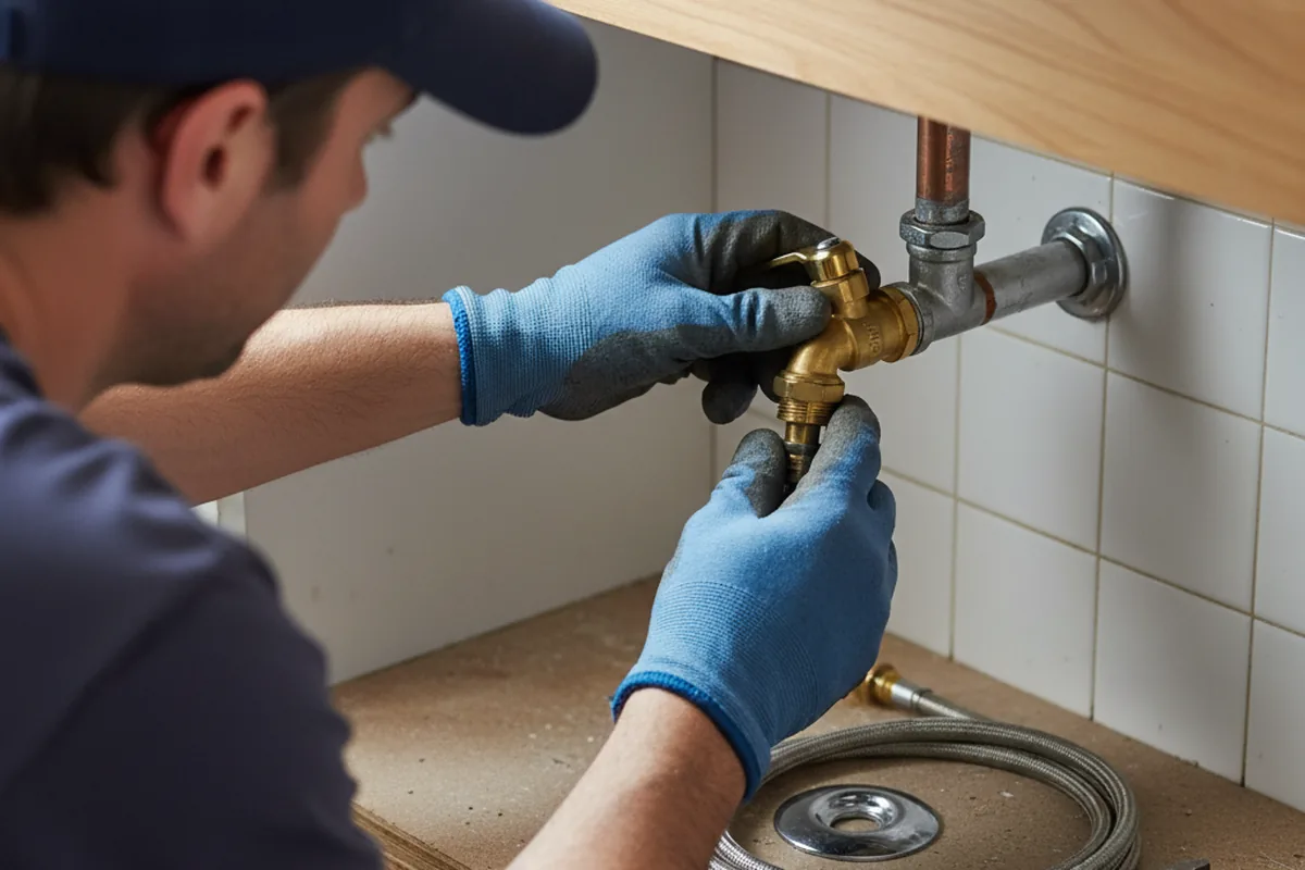 Shutoff valve and fitting work during Repiping in Dewar